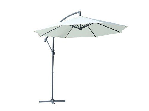 Sombrilla Jardín Grande Lateral 3m Beige