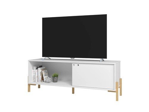 Rack Para Tv Blanco Uma