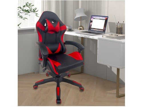 Silla Gamer Ergonómica Roja Y Negra