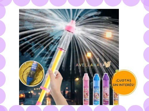 Pistola de agua FUEGOS ARTIFICIALES 70 AGUJEROS, pulverizador de niños