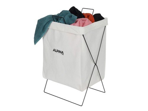 Cesto Canasto Ropa Sucia Tela Plegable Con Manija Alpina HLB01