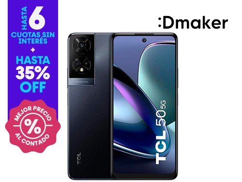 Celular TCL 50 Lite 5G 128GB 4GB RAM Space Gray