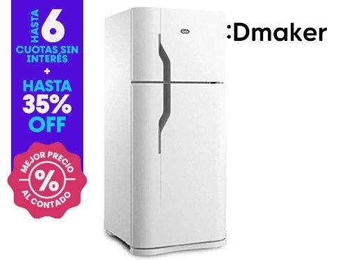 Heladera Gafa Con Freezer 282L HGF358AFB Blanca