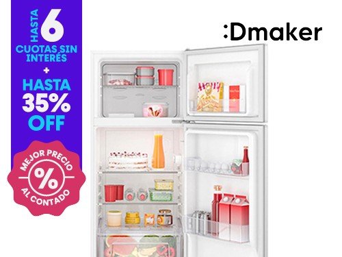 Heladera Gafa Con Freezer 282L HGF358AFB Blanca