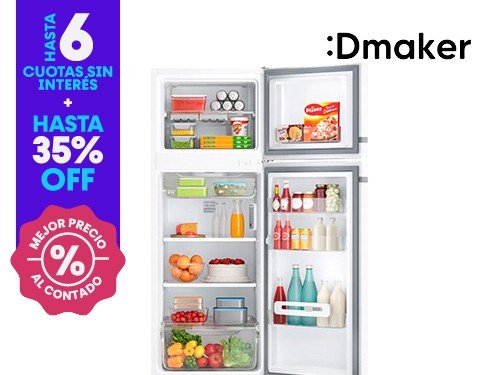 Heladera Whirlpool No Frost 340L WRM39CB Blanca