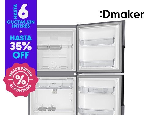 Heladera Whirlpool No Frost Inverter 386L WRM42HKDIM Inox