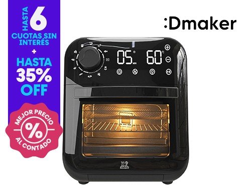 Freidora Horno Peugeot Poitiers 12L 1800W Convección Grill Negra