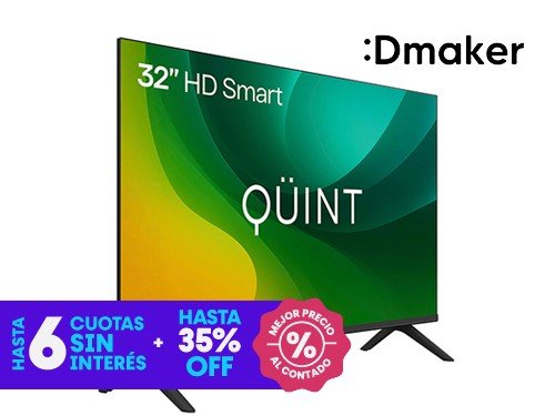 Smart TV Quint 32 HD LED HDMI Vidaa