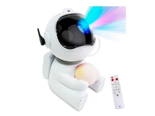Astronauta Proyector Velador Luz Led Galaxia Estrellas Astro-02 Generi