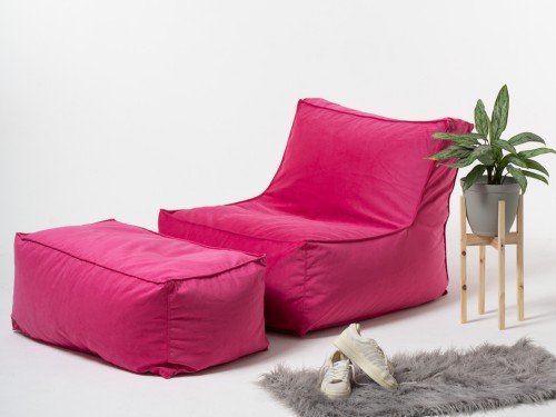 Fiaca Laurita + Apoya pie en pana | Relax total en casa | G y G Fiacas