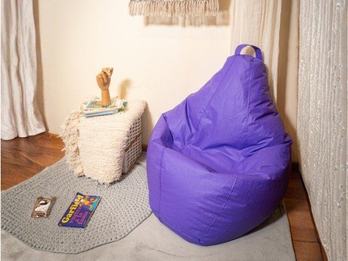 Fiaca Pera en ecocuero | El puff clásico y cómoda | G y G Fiacas