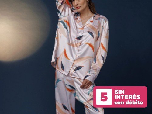 3925. Pijama saten ETER