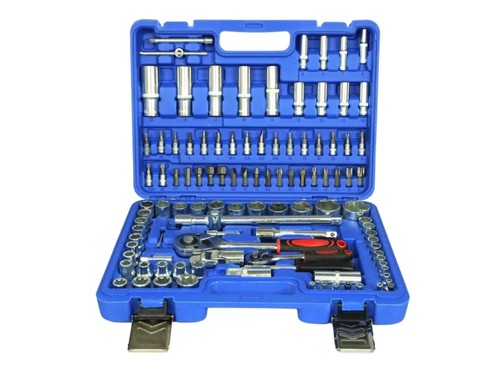 Set Caja Juego Llaves Tubos Puntas Combinadas Valija 108 Piezas Alpina