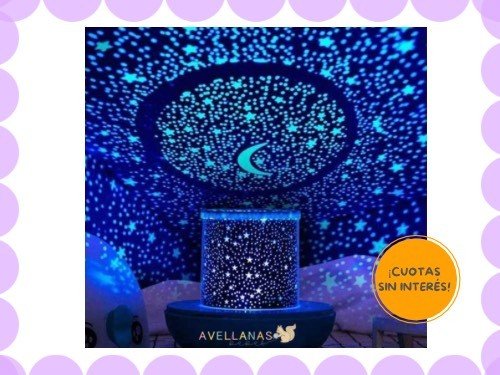 Proyector cielo estrellado relax diferentes luces y colores