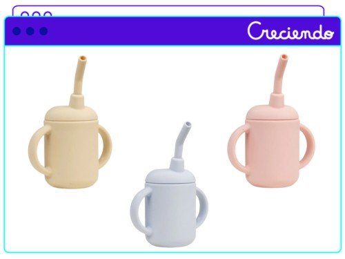 Vaso De Silicona Con Sorbete 125 Ml +6 Meses