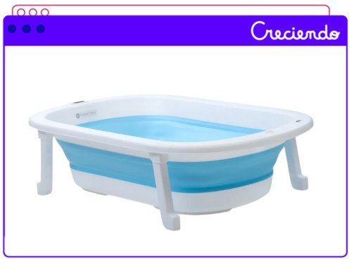 Bañera Mega Baby Neo Plegable Con Termómetro