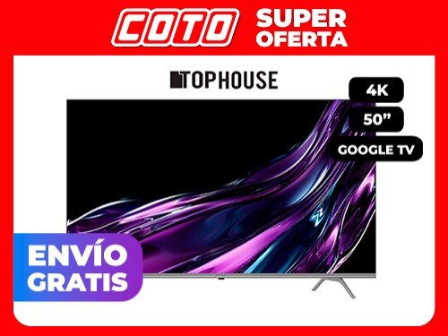 Smart TV Top House 50" Google TV TH5024US6G