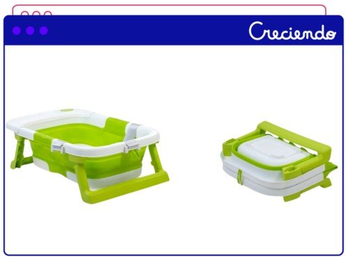 Bañera Para Bebé Mega Baby Plegable Con Red Acolchonada