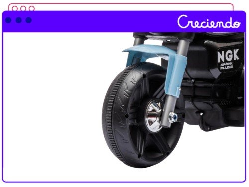 Moto A Batería De 6V Estilo Cafe Racer