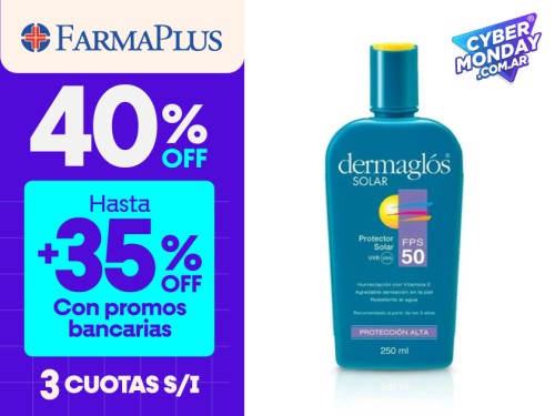 Dermaglos Protector Solar Fps 50 X 250 Ml
