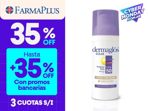 Protector Solar Dermaglós Fps 50 Fps 50 Con Color Claro 50g
