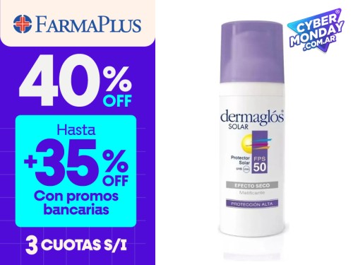 Dermaglos Facial Fps50 Efecto Seco Invisible 50g