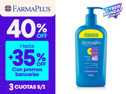 Dermaglos Protector Solar Fps40 Emulsión 380ml
