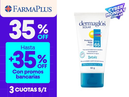 Dermaglos Protector Solar Bebes Fps65 50g