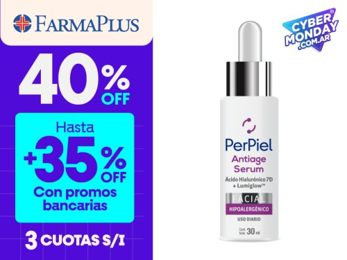 Perpiel Serum Antiedad Con Acido Hialurónico 30ml