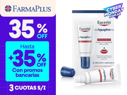 Reparador de labios Eucerin S.O.S Aquaphor Alivio 10 ml