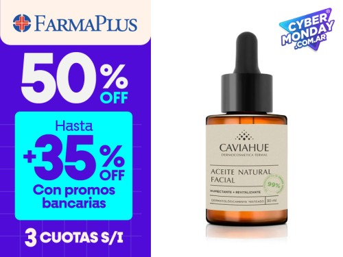 Caviahue Aceite Natural Facial Humectante Revitaliza 30ml