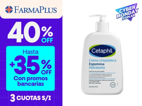 Cetaphil Crema Espuma Limpiadora 473ml