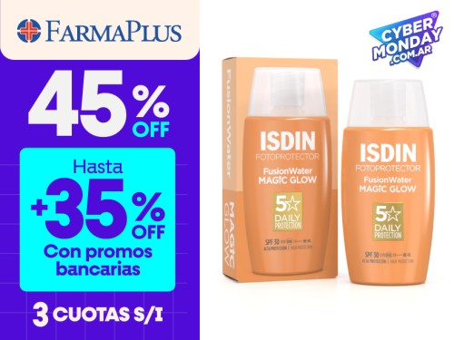 Fotoprotector Isdin Fusion Water Magic Glow Spf30 50ml