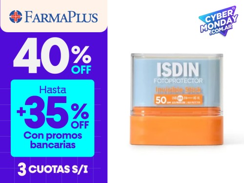 Fotoprotector Isdin Invisible Stick Spf 50 10gr