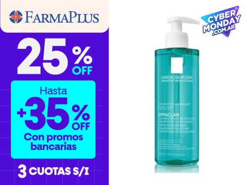 Gel de limpieza Microexfoliante Effaclar 400 ml de La Roche-Posay