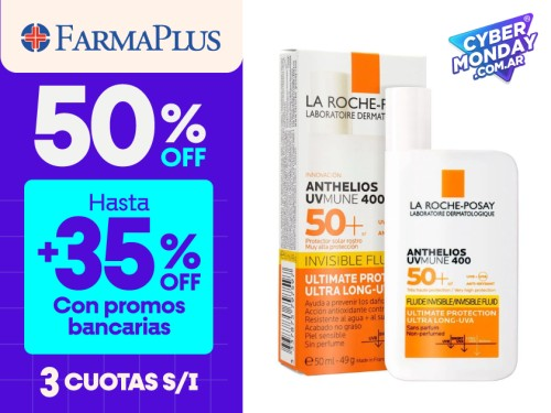 Protector solar ANTHELIOS UV MUNE 400 FLUIDO INVISIBLE La Roche-Posay