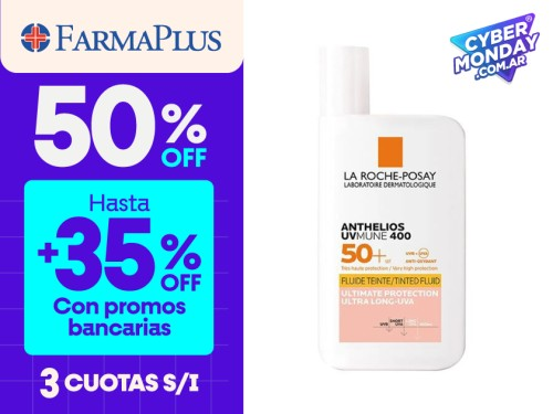Protector solar Anthelios UV MUNE 400 con color La Roche-Posay