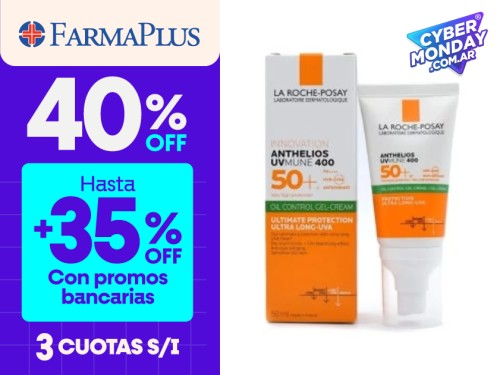 Protector solar Anthelios toque seco fps 50+ La Roche-Posay