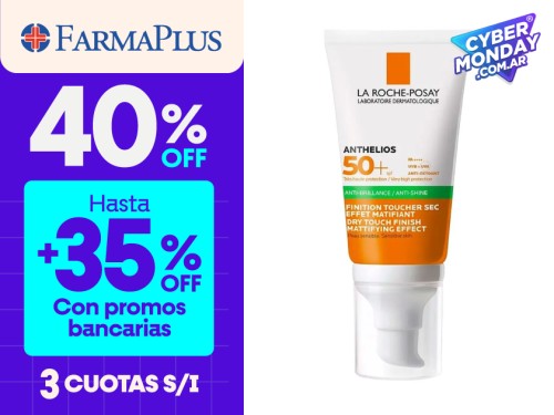 Protector solar Anthelios toque seco con color fps 50+ La Roche-Posay