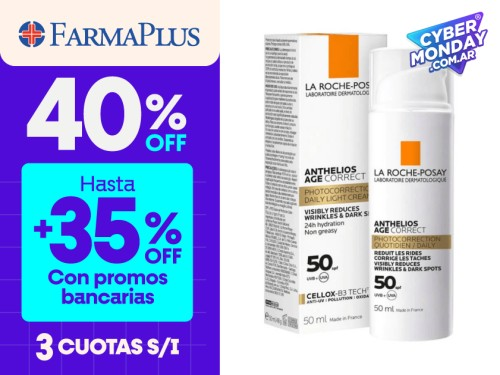 Protector solar Anthelios Age Correct fps 50 La Roche Posay