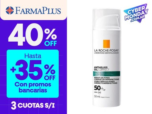 Anthelios Oil Correct Gel Crema Anti-Imperfecciones La Roche Posay