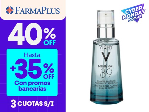 Vichy Mineral 89 Fortificante Reconstituyente 50ml