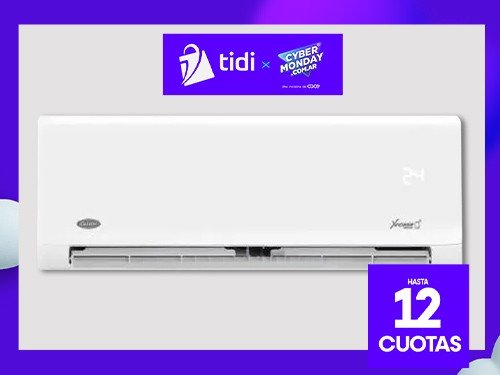 Aire Acondicionado Split CARRIER Frío/Calor 3096 Kcal 3600W Inverter
