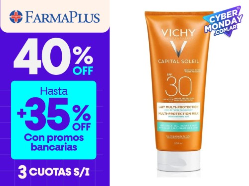 Leche Hidratante FPS 30 Capital Soleil 300ml de Vichy