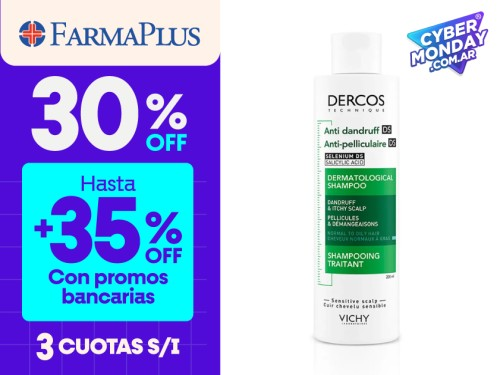 Shampoo Vichy Dercos Anti caspa 200ml