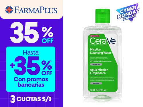 Cerave Agua Micellar Cleansing Water Limpiadora 295ml