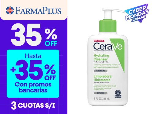CeraVe Limpiador facial hidratante x 236ml