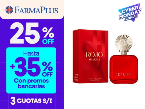 Shakira Rojo Perfume Mujer Eau De Parfum 80ml