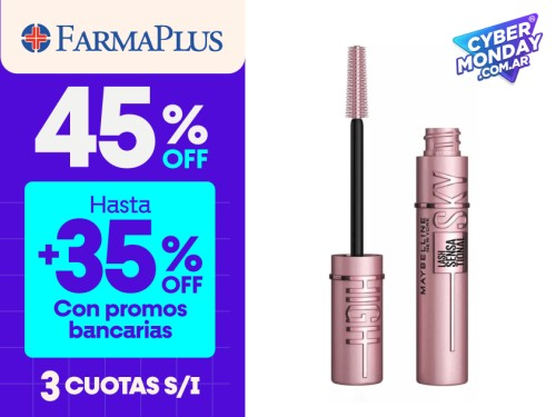 Mascara De Pestañas Maybelline Sky High Very Black Wtp