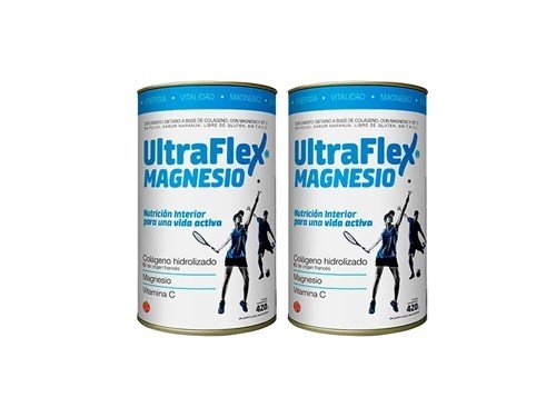 Combo Ultraflex Magnesio Colágeno Hidrolizado 420 Grs x2 Und